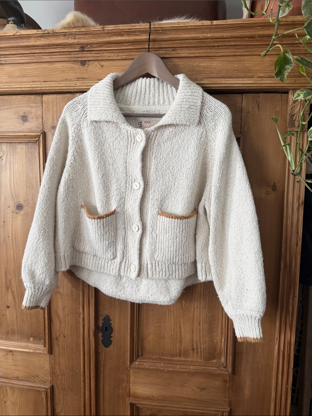 Anthropologie Pilcro Jesse Dog Icon Cardigan Sweater - Picture 4 of 9